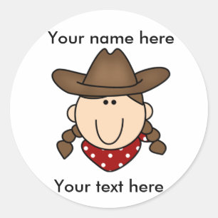 KLANTCOWGIRL BROWN Sticker