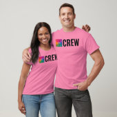 Klanten Tweezijdige Print Mannen Modern Crew T-shirt (Unisex)