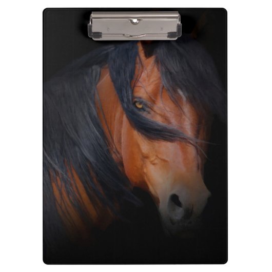 Klantenbord van prachtig paard klembord (Voorkant)
