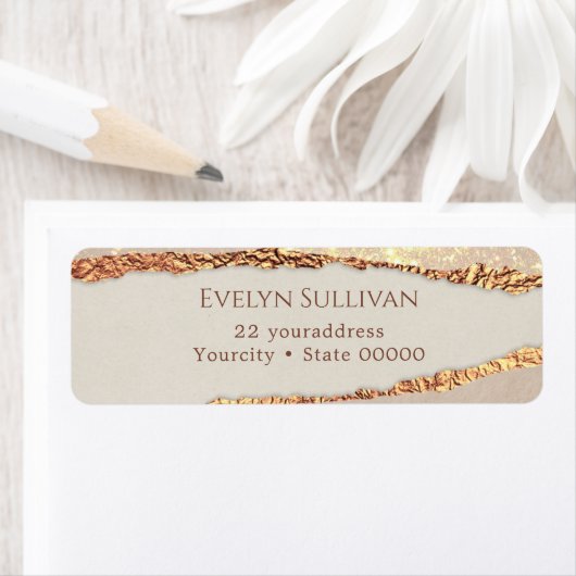 Klantenlabel voor terugzendadres etiket (Insitu)