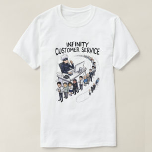 Klantenondersteuning Grappige Anime Geïnspireerde T-shirt