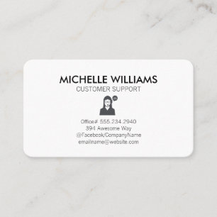 Klantenondersteuning Visitekaartje