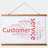 Klantenservice Hangend Wandkleed (Voorkant)