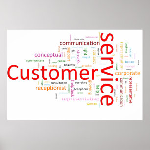 Klantenservice Poster
