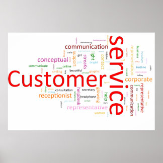 Klantenservice Poster