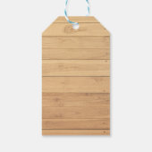 Klantenspecifieke feestdag voor prettige kerstdage cadeaulabel (Achterkant)