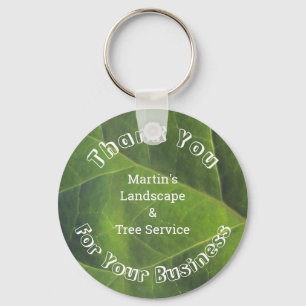 Klantenwaardering Bright Green Leaf Business Sleutelhanger