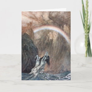 klantgerichte notecard, de Meisjes van Rackham Kaart