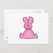 KLANTMARSHRABBITPINK BRIEFKAART (Voorkant / Achterkant)