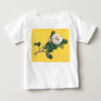 KLANTNAAM GEEL TODDLER T-SHIRT WITTE STROOM