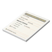 Klantproject Tracker Notitieblok (Gedraaid)