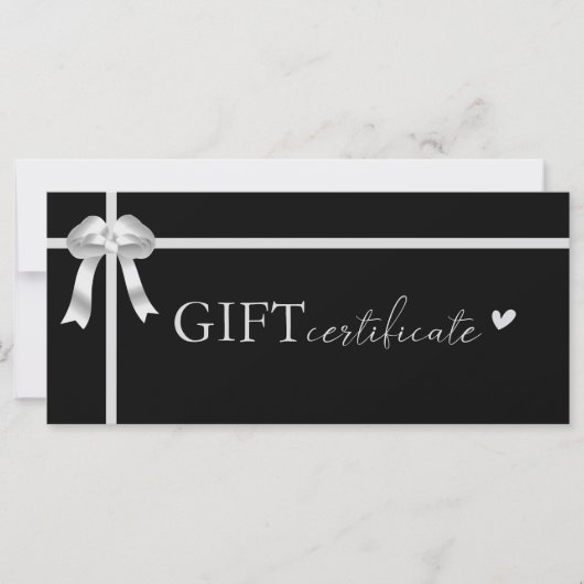 Klantspecifiek Business Gift Certificaat (Voorkant)