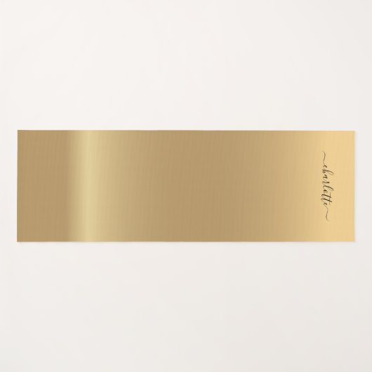 Klantspecifiek, goud (Imiteer) Yogamat (Voorkant (horizontaal))