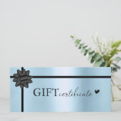 Klantspecifiek, Logo Business Gift Certificate (Staand voorkant)