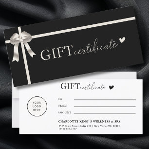 Klantspecifiek, Logo Business Gift Certificate