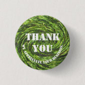 Klantwaardering groene wervelkolom Dank u Ronde Button 3,2 Cm (Voorkant)