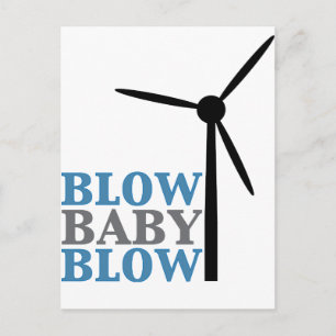 klap baby (windenergie) briefkaart