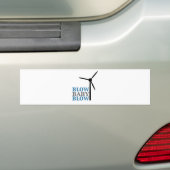 klap baby (windenergie) bumpersticker (Op auto)