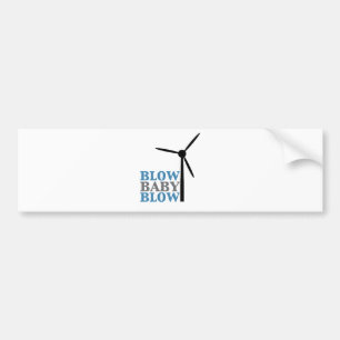 klap baby (windenergie) bumpersticker