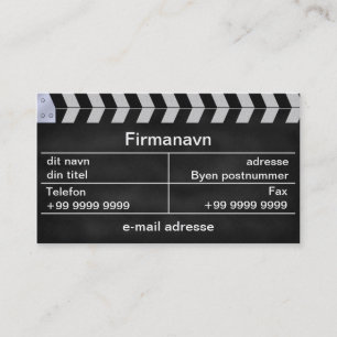 klap Biografie Visitekaartje