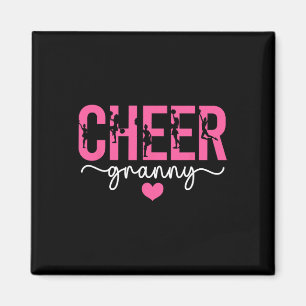 Klap Oma Cheerleader Oma Van Een Cheerleader Magneet