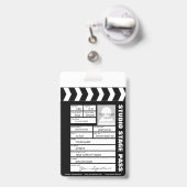 Klapbord Badge (Achterkant met intrekbare clip)