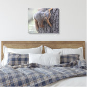 Klapeekhoorn Canvas Afdruk (Insitu (Slaapkamer))