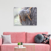 Klapeekhoorn Canvas Afdruk (Insitu (Woonkamer))