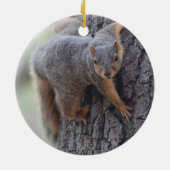 Klapeekhoorn Keramisch Ornament (Achterkant)