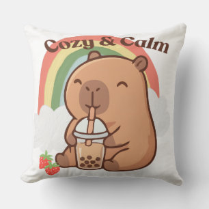Klapkussen met capybara kussen