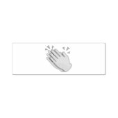 Klappende handen - Emoji Zelfinktende Stempel (Design)