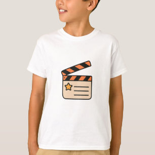Klapperbord Film Liefhebber Grafisch T-shirt