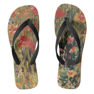 Klappers door Robert Vonnoh, Vintage Impressionism Teenslippers