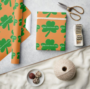 Klappertenen op St. Patrick's Day Cadeaupapier