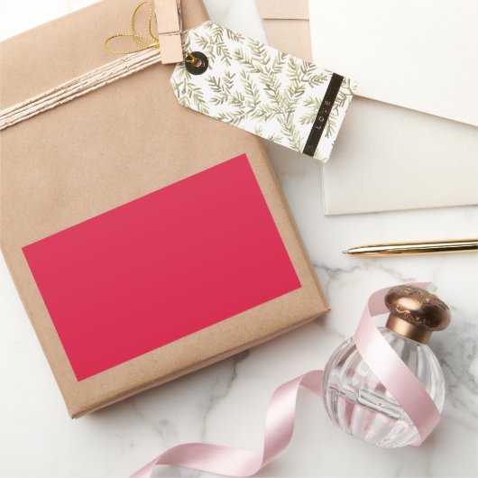 Klaprood aangepaste sticker (Geschenken)