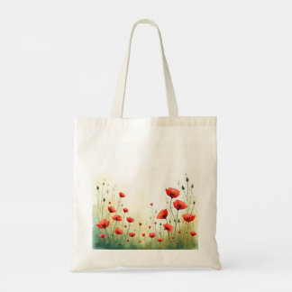 Klaproos Bloem Bloemige Bruiloften Bruidsmeisje Ca Tote Bag