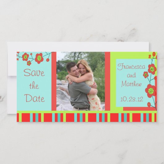 Klaproos Fun Save the Date op Maat (Voorkant)