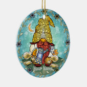 Klaproos kabouter keramisch ornament (Rechts)