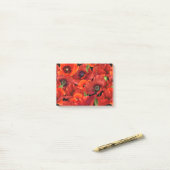 Klaproos Post-it® Notes (Op bureau)