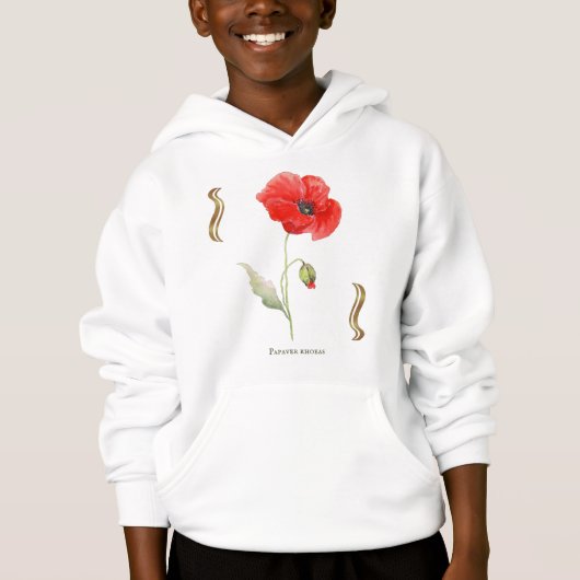Klaproos sweat shirt (Voorkant)