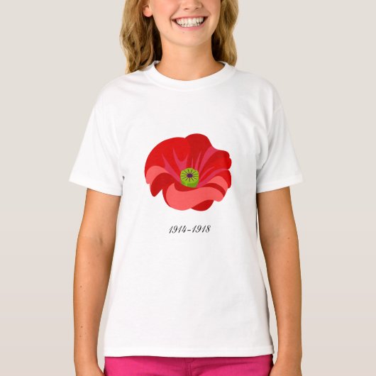 Klaproos T-shirt (Voorkant)