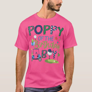 Klaproos Van De Verjaardag Jongen Hole In One Golf T-shirt