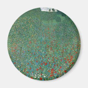 Klaproosveld van Gustav Klimt, Oude Art Nouveau Magneet