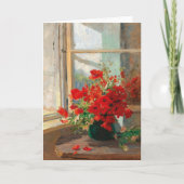 Klaprozen bij het raam | Olga Wisinger-Florian Kaart (Voorkant)