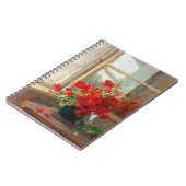 Klaprozen bij het raam | Olga Wisinger-Florian Notitieboek (Linkerzijde)