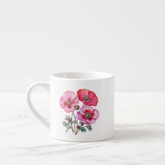 Klaprozen espresso kop (Links)