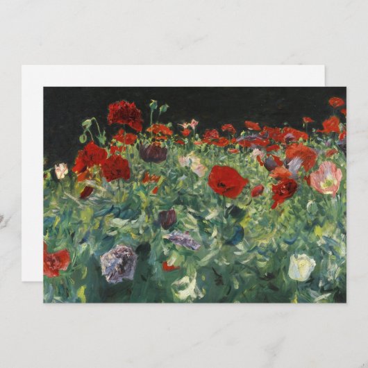 klaprozen | John Singer Sargent (Voorkant / Achterkant)