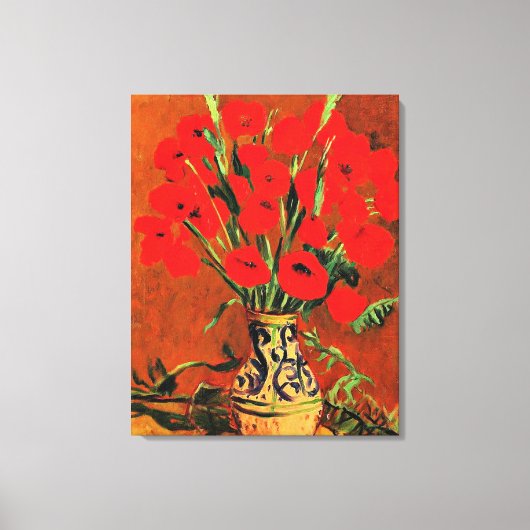 Klaprozen, mooi schilderij van Stefan Luchian, Canvas Afdruk (Voorkant)