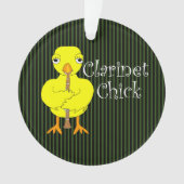 klarinet chick tekst ornament (voorkant)