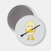 Klarinet Egghead Magneet (Voorkant / Achterkant)
